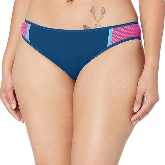 NWT Adidas Hipster Bikini Bottom | Blue & Pink | DQ3192 | Size XL - Picture 3 of 15